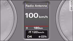 Fig. 140 Symbol is shown briefly in system status indicator