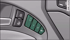 Driver's door: Seat memory