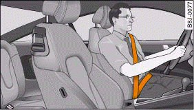 Positioning of head restraints and seat belts