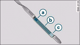 Variant 1: Markings on oil dipstick