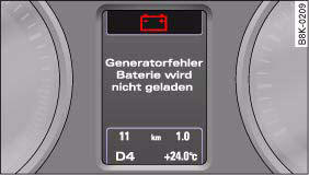 Fig. 25 Display: Symbol for serious malfunction