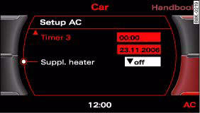 Fig. 112 MMI display: Setup AC