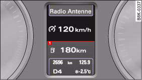 Fig. 139 Symbol: Cruise control temporarily switched off