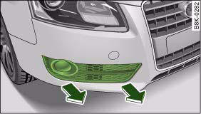 Fig. 248 Trim cover for fog light