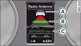 Instrument cluster: Display