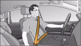 Positioning of head restraints and seat belts