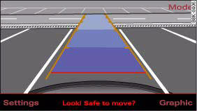 MMI display: Aligning the vehicle