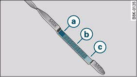 Variant 1: Markings on oil dipstick